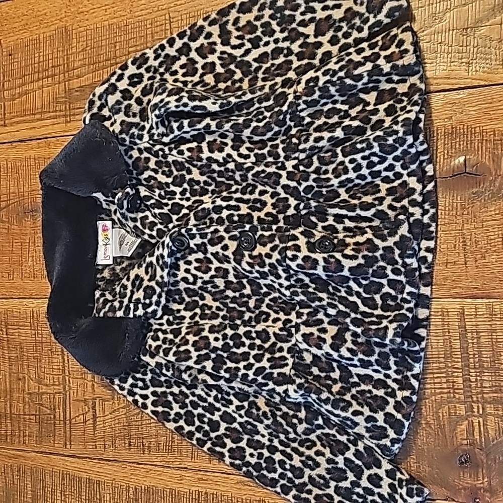 3/$12 Lemon Kiss Cheetah Fleece Button Up